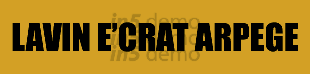 LAVIN E’CRAT ARPEGE