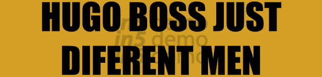 HUGO BOSS JUST DIFERENT MEN