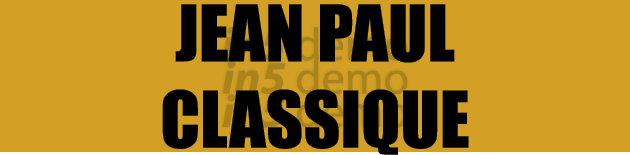 JEAN PAUL CLASSIQUE