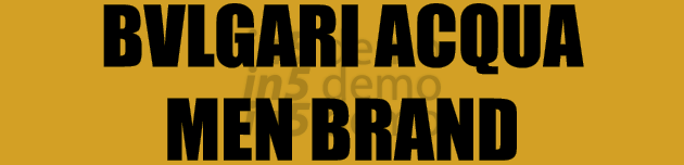 BVLGARI ACQUA MEN BRAND