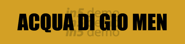 ACQUA DI GIO MEN